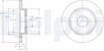 DELPHI Disc frana DELPHI BG3673C (BG3673C)