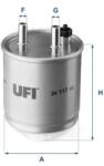 UFI filtru combustibil UFI 24.117. 00 (24.117.00)