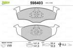 VALEO set placute frana, frana disc VALEO 598403 (598403)