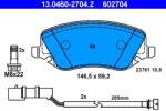 ATE set placute frana, frana disc ATE 13.0460-2704.2 (13.0460-2704.2)