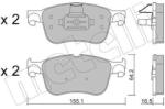 METELLI set placute frana, frana disc METELLI 22-1205-1 (22-1205-1)