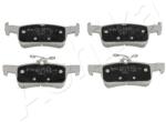 ASHIKA set placute frana, frana disc ASHIKA 51-00-0618 (51-00-0618)