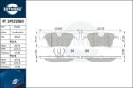 ROTINGER set placute frana, frana disc ROTINGER RT 1PD22860 (RT 1PD22860)
