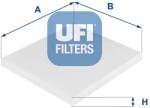 UFI Filtru, aer habitaclu UFI 53.088. 00 (53.088.00)