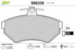 VALEO set placute frana, frana disc VALEO 598330 (598330)
