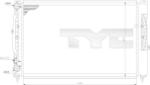 TYC Radiator, racire motor TYC 702-0011 (702-0011) - automobilus