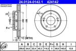 ATE Disc frana ATE 24.0124-0142.1 (24.0124-0142.1)