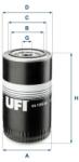 UFI Filtru ulei UFI 23.156. 00 (23.156.00)