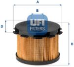 UFI filtru combustibil UFI 26.688. 00 (26.688.00)