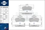 ROTINGER set placute frana, frana disc ROTINGER RT 1PD31470 (RT 1PD31470)