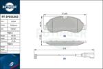 ROTINGER set placute frana, frana disc ROTINGER RT 2PD31362 (RT 2PD31362)
