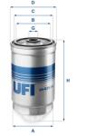 UFI filtru combustibil UFI 24.434. 00 (24.434.00)