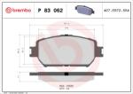 BREMBO set placute frana, frana disc BREMBO PRIME LINE P 83 062 (P 83 062)