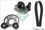 Schaeffler INA Pompa apa + Set curea transmisie cu caneluri Schaeffler INA 529 0522 30 (529 0522 30)