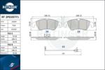 ROTINGER set placute frana, frana disc ROTINGER RT 2PD20771 (RT 2PD20771)