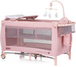 Chipolino Bella multifunkciós utazóágy - pink marshmellow