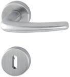 HOPPE Maner pentru usi de interior 37-42mm, Denver E1310Z/42KV/42KVS, cu rozete si buton 58, 8mm, PZ, inox, HOPPE (2821030) - constructii-mag