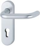 HOPPE Set maner FS-58/353KH/138, Serie Paris, 72/9 mm, PZ, functie anti-panica, aluminiu F1, pentru usi cu grosime 45-65mm, HOPPE (10725785) - constructii-mag