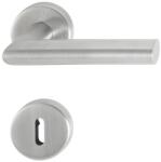 HOPPE Maner pentru usi de interior Amsterdam E1400Z/42KV/42HKVS, rozeta pentru maner si cheie, buton 58, 8mm, PZ, inox, HOPPE (3297111) - constructii-mag