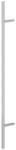 HOPPE Maner de tragere E5012, cu bare rotunde si suporturi inclinate 45°, Ø 30/27 mm, 400 x 300mm, inox, HOPPE (8124414) - constructii-mag