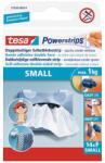 tesa Benzi adezive tesa Powerstrips, mici, capacitate pana la 2 kg, 1.5 x 3.5 cm, 14 bucati, TESA (57550-00014-21)