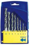 Fisch Set burghie elicoidale pentru lemn Fisch WS, cilindrica, 3-10mm, 11 bucati (01200008K) Burghiu