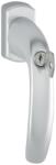 HOPPE Maner fereastra seria New York 0810S/U10, 100NM, cu incuietoare H001, 7 x 35 mm, aluminiu F9, HOPPE (3286331) - constructii-mag