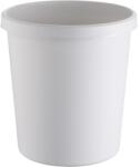 HELIT Cos de gunoi, model The german, din plastic, 30 l, inaltime 410 mm, Ø 350 mm, gri deschis (H61061.82) - constructii-mag Cos de gunoi
