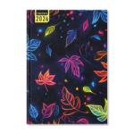 PERIOD Neon Leaf 2026 A5 napi beosztású határidőnapló P4114-3407 (P4114-3407)