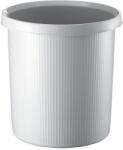 HELIT Cos de gunoi, model The german line, din plastic, 18 l, inaltime 320 mm, Ø 315 mm, gri deschis (H61057.82) - constructii-mag Cos de gunoi