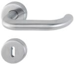 HOPPE Maner pentru usi de interior 40-45mm, Paris E138/42H/42HKVS, rozeta pentru maner si cheie, 8mm, WC, inox, HOPPE (10720087) - constructii-mag
