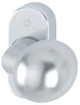 HOPPE Buton pe rozeta FS-E50G/55, pentru usi profilate, ignifug, fix, F69 mat, HOPPE (3165409) - constructii-mag