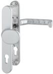 HOPPE Set maner pentru usi profilate 67-72mm, cu placuta lunga, Liverpool 86G/3357N/1313G, 8/92 mm, PZ, alb, HOPPE (2896496) - constructii-mag
