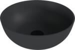 SAPHO Mosdó, Sapho Banera Round öntött márvány mosdó 39 cm, matt antracit 14337.51 - mozaikkeramia
