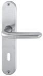 HOPPE Maner pentru usi de interior 37-47mm, Cardiff E1850Z/302, cu placa lunga, 8/72mm, PZ, inox, HOPPE (2423699) - constructii-mag