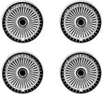  Kerékagysapkák, tartós műanyag, egyszerű telepítés, 16 hüvelykes penge