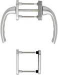HOPPE Set maner pentru usa de balcon 63-68mm, seria Tokyo 0710RH/66N/U26/0710, 7 mm, PZ, F1, HOPPE (8137416) - constructii-mag