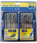 Fisch Set burghie elicoidale cu prindere bit, Ø 14-22 mm, prelungitor 150 mm, 6 buc, FISCH (0089S0006K)