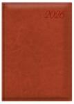 Kalendart Image 2026 I021 A5 napi beosztású vörösesbarna határidőnapló 26C021I-001 (26C021I-001)