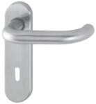 HOPPE Maner pentru usi de interior 35-45mm Paris E138Z/353K, placa scurta si buton 58, 8/72mm, PZ, inox, HOPPE (3296687) - constructii-mag