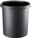 HELIT Cos de gunoi, model The german line, din plastic, 18 l, inaltime 320 mm, Ø 315 mm, negru (H61057.95) - constructii-mag Cos de gunoi