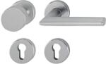 HOPPE Clanta pentru usi de interior Stockholm 1140/42KV/42KVS, cu rozeta si buton 58, 8mm, PZ, F1, 37-42mm, HOPPE (2784101) - constructii-mag