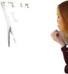  Sminktükör, LED lámpák, 360¬∞ forgás, 30 x 41 cm