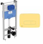 Ideal Standard Set rezervor WC cu cadru Ideal Standard ProSys si clapeta Oleas M3 auriu periat (R020467+R0459A2)