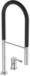 Ideal Standard Baterie bucatarie cu pipa flexibila Ideal Standard Gusto 142 crom - negru semi-profesionala (BD425AA) - sanoterm