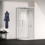 Ideal Standard Cabina de dus semirotunda Ideal Standard i. life cu 2 usi culisante 90x90 argintiu (T4935EO)