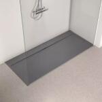 Ideal Standard Cadita de dus dreptunghiulara Ideal Standard i. life Ultra Flat S gri asfaltic 180x80 cm (T5236FS) - sanoterm