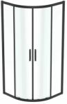Ideal Standard Cabina de dus semirotunda cu usi glisante 90x90 cm negru mat Ideal Standard Connect 2 (K9251V3) - sanoterm