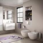 Ideal Standard Set vas wc cu capac softclose si bideu suspendat Ideal Standard Tesi AquaBlade (T007901+T457001+T352701)