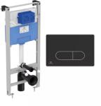 Ideal Standard Set rezervor WC cu cadru Ideal Standard ProSys si clapeta Oleas M1 negru mat (R020467+R0115A6)